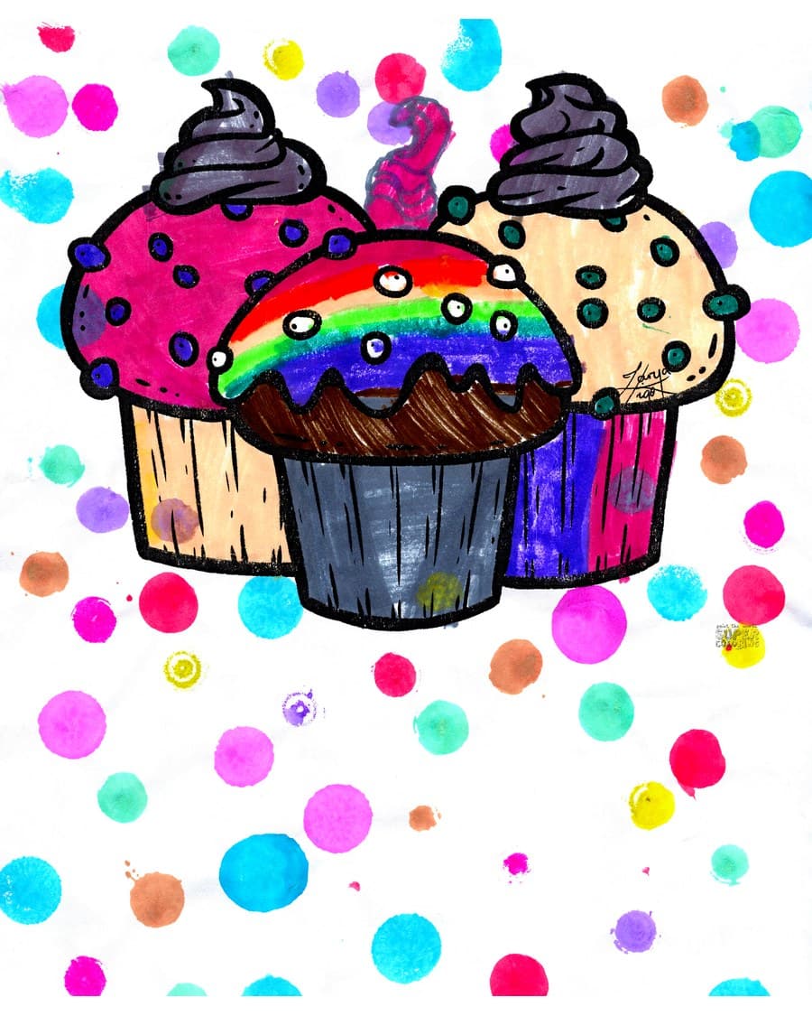 Colorful Cupcakes