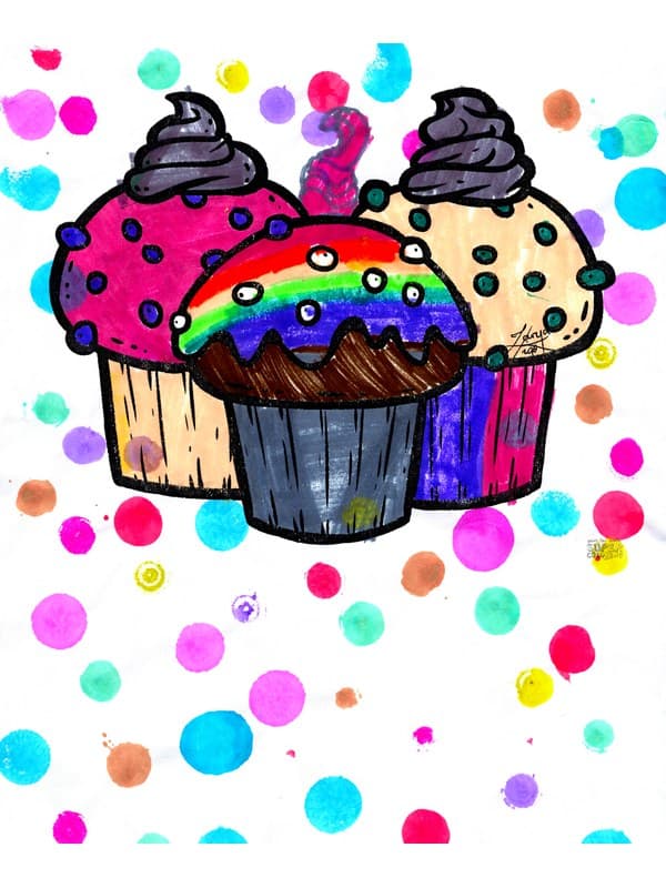 Colorful Cupcakes