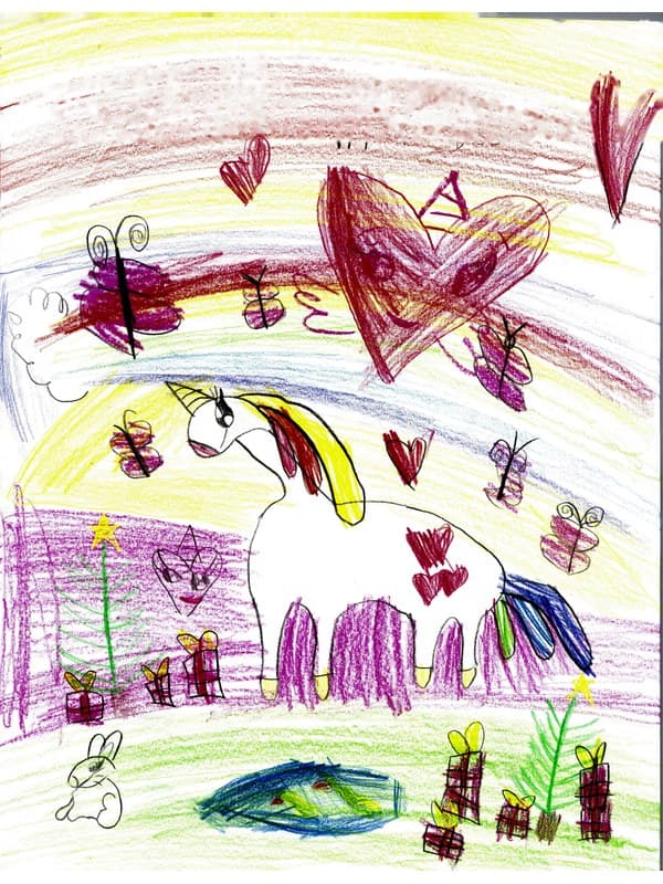 Unicorn with Butterflies